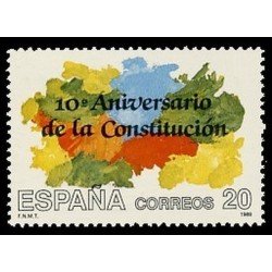 España Spain 2982 1988 X Aniversario de la Constitución española de 1978 MNH España Spain 2982 1988 X Aniversario de la Constitución española de 1978 MNH