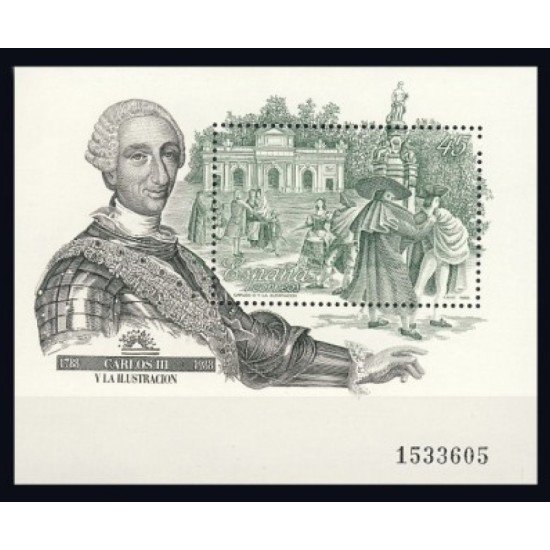 España Spain 2984 1988 Carlos III y la ilustración MNH España Spain 2984 1988 Carlos III y la ilustración MNH