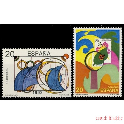 España Spain 2986/87 1989 Diseño infantil MNH