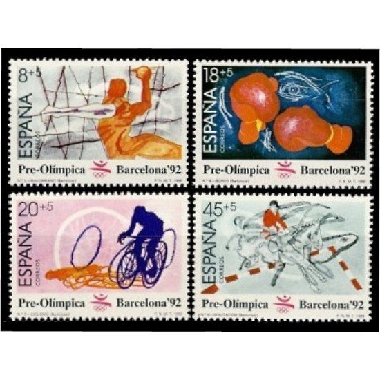 España Spain 2994/97 1989 Barcelona 92 II Serie Pre-Olímpica MNH