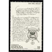 España Spain 2999 1989 Día del Sello MNH