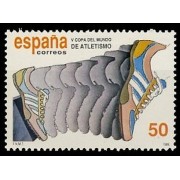 España Spain 3023 1989 V  Copa del mundo de Atletismo MNH