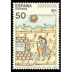 España Spain 3035 1989 América UPAE Pueblos Precolombinos Usos y Costumbres MNH España Spain 3035 1989 América UPAE Pueblos Precolombinos Usos y Costumbres MNH