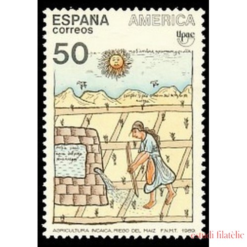 España Spain 3035 1989 América UPAE Pueblos Precolombinos Usos y Costumbres MNH