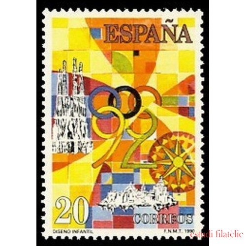 España Spain 3047 1990 Diseño infantil MNH