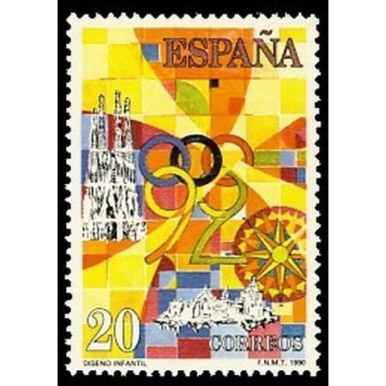 España Spain 3047 1990 Diseño infantil MNH España Spain 3047 1990 Diseño infantil MNH