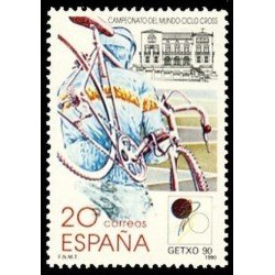 España Spain 3048 1990 Campeonato del mundo de ciclo-cross Getxo 90 MNH España Spain 3048 1990 Campeonato del mundo de ciclo-cross Getxo 90 MNH