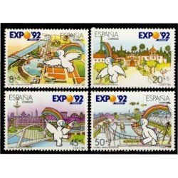 España Spain 3050/53 1990 Expo Universal de Sevilla 92 MNH España Spain 3050/53 1990 Expo Universal de Sevilla 92 MNH