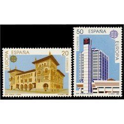 España Spain 3058/59 1990 Europa Establecimientos Postales MNH España Spain 3058/59 1990 Europa Establecimientos Postales MNH