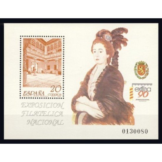España Spain 3068 1990 Exposición Filatélica Nacional Exfilna 90 MNH España Spain 3068 1990 Exposición Filatélica Nacional Exfilna 90 MNH