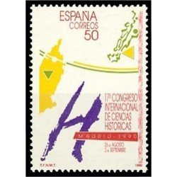 España Spain 3075 1990 XVII Congreso Internacional de Ciencias históricas, lujo MNH España Spain 3075 1990 XVII Congreso Internacional de Ciencias históricas, lujo MNH