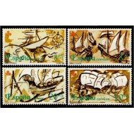 España Spain 3079/82 1990 V Centenario del Descubrimiento de América Viajes, lujo MNH