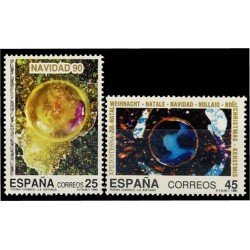 España Spain 3084/85 1990 Navidad MNH España Spain 3084/85 1990 Navidad MNH