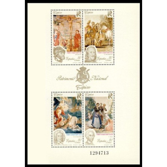 España Spain 3090 1990 Patrimonio Artístico Nacional tapices MNH España Spain 3090 1990 Patrimonio Artístico Nacional tapices MNH