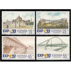 España Spain 3100/03 1991 Expo Universal de Sevilla MNH España Spain 3100/03 1991 Expo Universal de Sevilla MNH