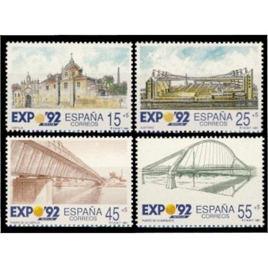 España Spain 3100/03 1991 Expo Universal de Sevilla MNH
