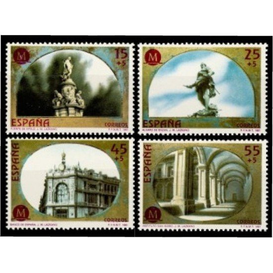 España Spain 3122/25 1991 Madrid capital europea de la cultura 1991 MNH España Spain 3122/25 1991 Madrid capital europea de la cultura 1991 MNH