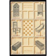 España Spain 3127/32 1991 Artesanía española Muebles MNH