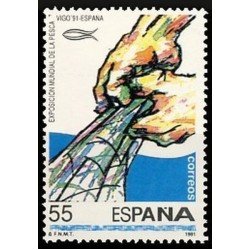 España Spain 3133 1991 Exposición Mundial de la Pesca MNH España Spain 3133 1991 Exposición Mundial de la Pesca MNH