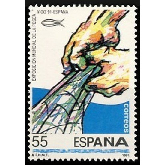 España Spain 3133 1991 Exposición Mundial de la Pesca MNH España Spain 3133 1991 Exposición Mundial de la Pesca MNH