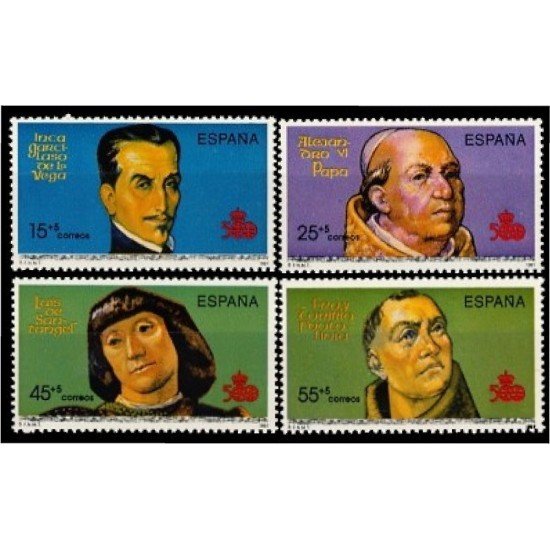 España Spain 3137/40 1991 V Centenario del Descubrimiento de América MNH España Spain 3137/40 1991 V Centenario del Descubrimiento de América MNH
