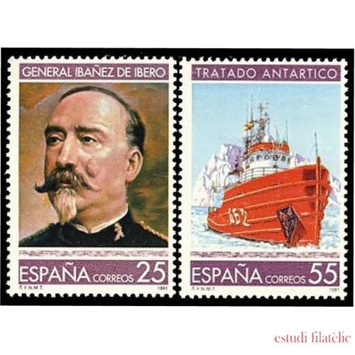 España Spain 3150/51 1991 Ciencias y técnica MNH