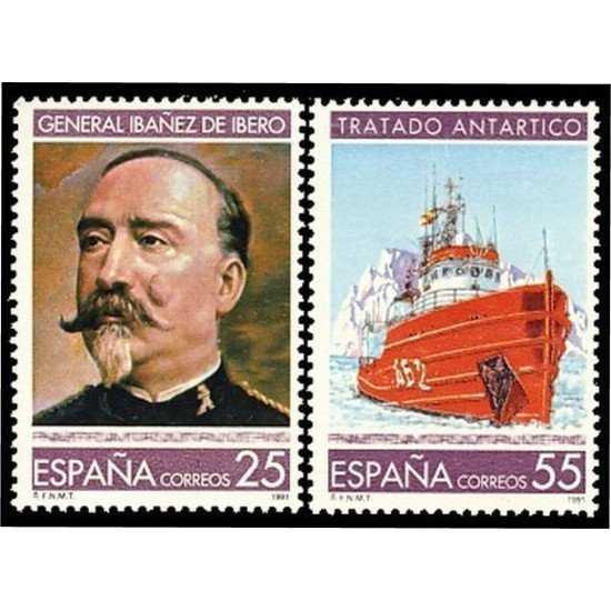 España Spain 3150/51 1991 Ciencias y técnica MNH España Spain 3150/51 1991 Ciencias y técnica MNH