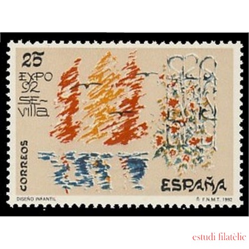 España Spain 3153 1991 Diseño infantil MNH