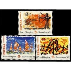 España Spain 3157/59 1992 Barcelona 92 VIII Serie Pre-Olímpica MNH España Spain 3157/59 1992 Barcelona 92 VIII Serie Pre-Olímpica MNH