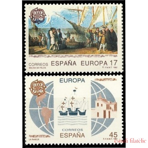 España Spain 3196/97 1992 Europa MNH
