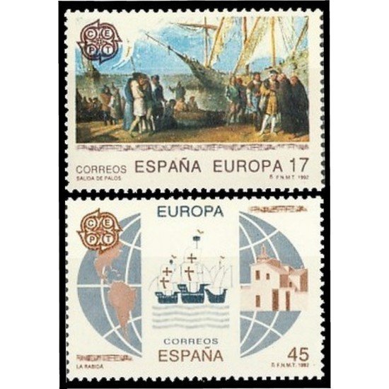 España Spain 3196/97 1992 Europa MNH