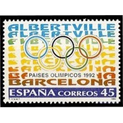 España Spain 3211 1992 Países olímpicos MNH