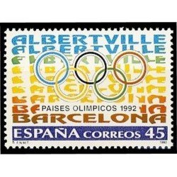 España Spain 3211 1992 Países olímpicos MNH España Spain 3211 1992 Países olímpicos MNH