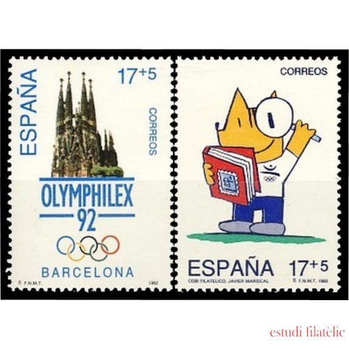 España Spain 3218/19 1992 Juegos de la XXV Olimpiada Barcelona 92 MNH