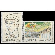 España Spain 3224/25 1992 Efemérides MNH
