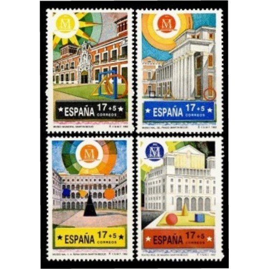 España Spain 3228/31 1992 Madrid Capital europea de la Cultura 92, lujo MNH