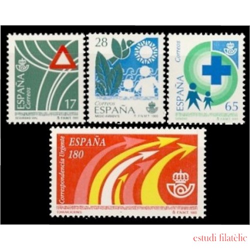 España Spain 3237/40  1993 Servicios públicos MNH
