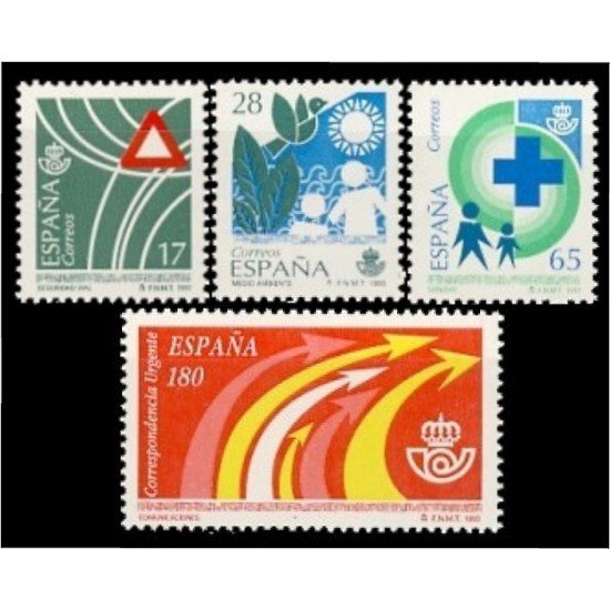 España Spain 3237/40 1993 Servicios públicos MNH España Spain 3237/40 1993 Servicios públicos MNH