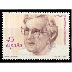 España Spain 3241 1993 Mujeres Famosas españolas María Zambrano MNH España Spain 3241 1993 Mujeres Famosas españolas María Zambrano MNH