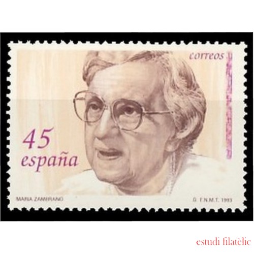 España Spain 3241 1993 Mujeres Famosas españolas María Zambrano MNH