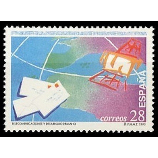 España Spain 3255 1993 Día mundial de Telecomunicaciones MNH España Spain 3255 1993 Día mundial de Telecomunicaciones MNH