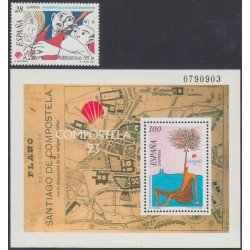España Spain 3256/58 1993 Compostela 93 MNH España Spain 3256/58 1993 Compostela 93 MNH