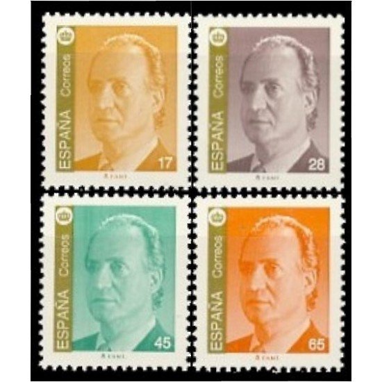 España Spain 3259/62 1993 SM Don Juan Carlos MNH España Spain 3259/62 1993 SM Don Juan Carlos MNH