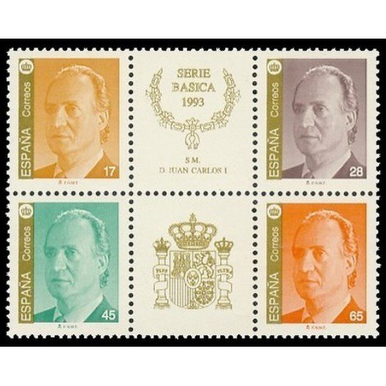 España Spain 3259A/62A 1993 SM Don Juan Carlos MNH España Spain 3259A/62A 1993 SM Don Juan Carlos MNH
