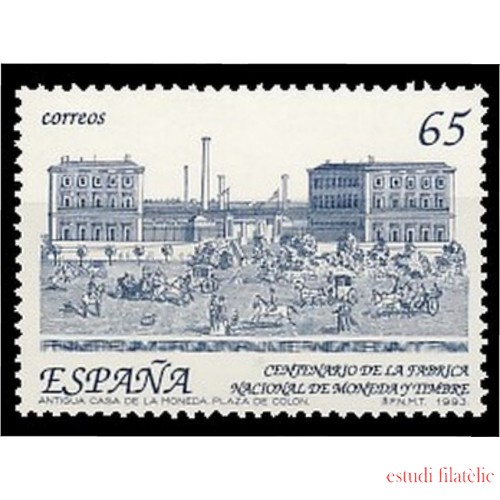 España Spain 3266 1993 Centenario de la creación de la Fábrica Nacional de Moneda y Timbre MNH