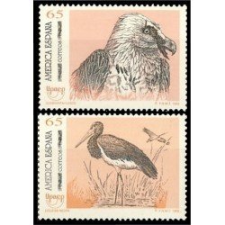 España Spain 3270/71 1993 América UPAEP Aves en peligro de extinción MNH España Spain 3270/71 1993 América UPAEP Aves en peligro de extinción MNH