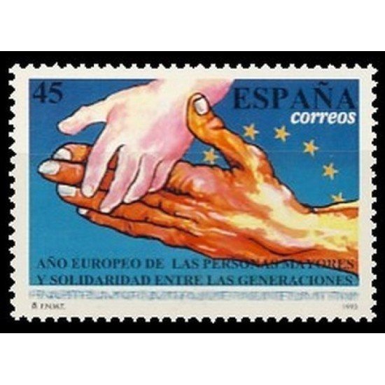 España Spain 3272 1993 Año europeo de las personas mayores y solidaridad entre las generaciones MNH España Spain 3272 1993 Año europeo de las personas mayores y solidaridad entre las generaciones MNH