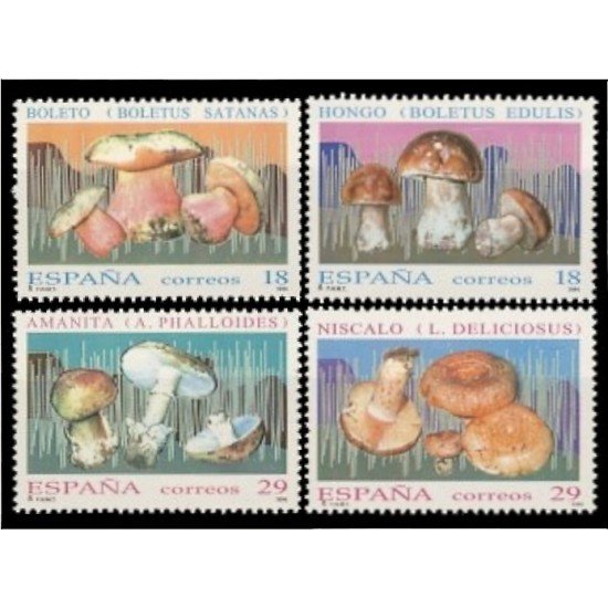 España Spain 3279/82 1994 Micología MNH