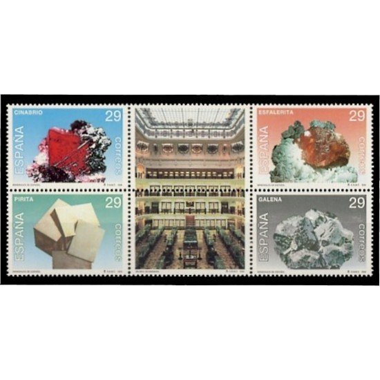 España Spain 3283/86 1994 Minerales de España MNH