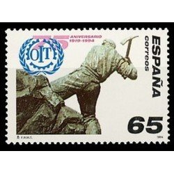 España Spain 3288 1994 LXXV Aniversario de la creación de la Oficina Internacional del Trabajo OIT MNH España Spain 3288 1994 LXXV Aniversario de la creación de la Oficina Internacional del Trabajo OIT MNH